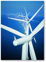 Windmill Generators on the ocean
